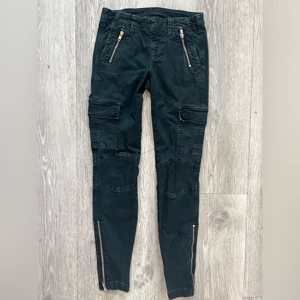 J Brand deep Forrest maverick biker cargo  skinny -24-